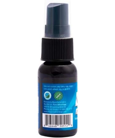 Pure B-12 Spray 500 mcg - Fast Absorption Energy Boost - 1 fl oz - Buy Online on GoSupps.com