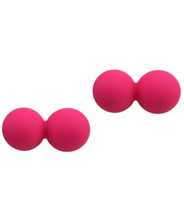 Ultechnovo 2st silicone roll Extra solid massage ball full body roll Muscle sore peanut ball Fitness peanuts peanut massage ball Oerson
