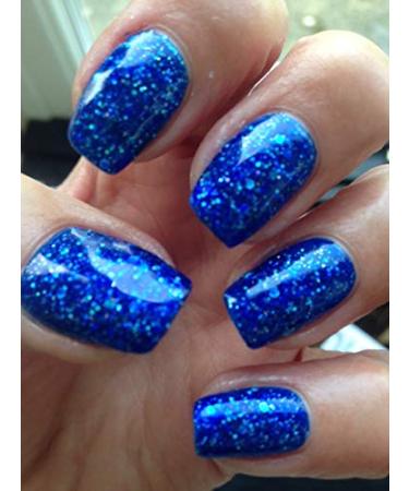 Bluesky Nail Gel Polish BLUE LIGHT BLUE PALE BLUE CHOOSE YOUR BLUE (BLZ02 ROYAL BLUE OCEAN GLITTER)