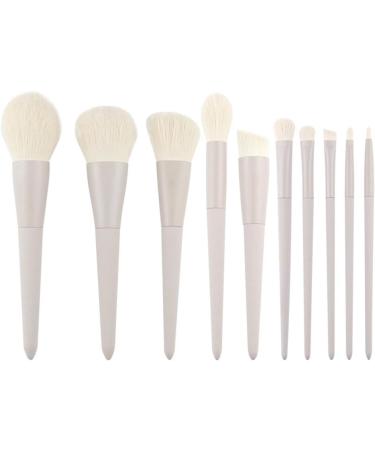 Xptieeck 10 Eyeshadow Brush Portable Dumb Gray Makeup Artist Professional Makeup Brush Set - Buy Online on GoSupps.com