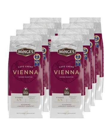 Minges - Caf Cr me Vienna Beans - 8x 1kg