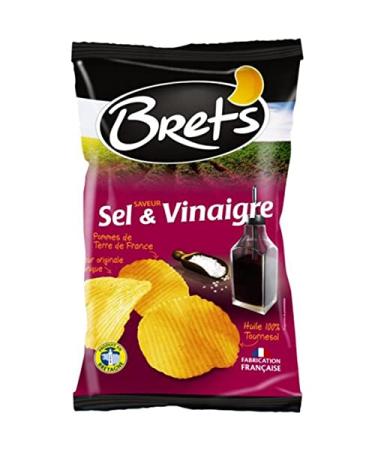 Bret's Chips Salt & Vinegar Flavor French Potatoes 125g (pack of 6)