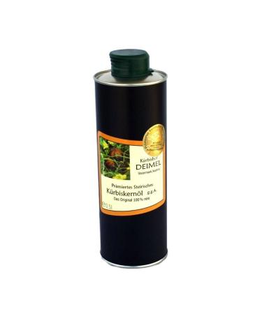 Pumpkin Deimel Styria/Austria - 500 ml of can - original Styrian pumpkin seed oil G.G.A.- Awarded (500ml dose) 500 ml can (1 Pack) annually