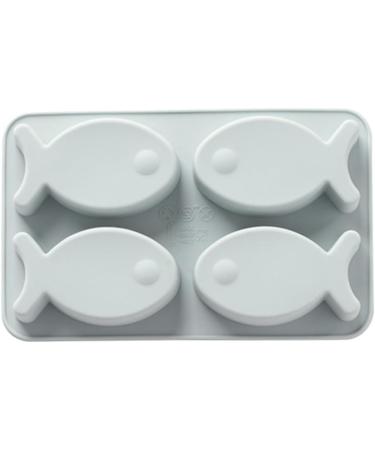 2pcs 4 Molder Mold for Chocolate Cakes Mold Cakepop Molds Food Grade Silicone Mold Blue Silicone Mold Silicone Molds Ice Mold 4 Grids Fish Shaped Mold Small Fish Tool mediumx2pcs Bluex2pcs - Buy Online on GoSupps.com