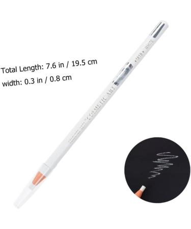  BIUDECO 2 Pieces Eyebrow Pencil Cosmetic Pen For Eyebrows Eye Makeup Applicator Eyeliner Pen Self-adhesive Forehead Beginner White Suite Wooden Miss - Buy Online on GoSupps.com