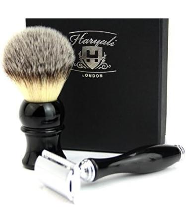 EN Safety Razor & Synthetic Hair Brush Gift Set - Perfect for a Luxurious Shaving Experience | International Shipping Available - Buy Online on GoSupps.com