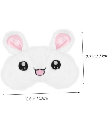 Didiseaon Plush Eye Cover Travel Mask - Rabbit Design Breathable Sleep Mask Cartoon Ice Bag - Ideal for Women | International Shipping Available - Buy Online on GoSupps.com