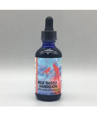 Morning Bird MILK THISTLE DANDELION 1oz 2oz detoxify a bird s liver and to promote good liver health in Birds Finches Canaries Budgies (2oz)