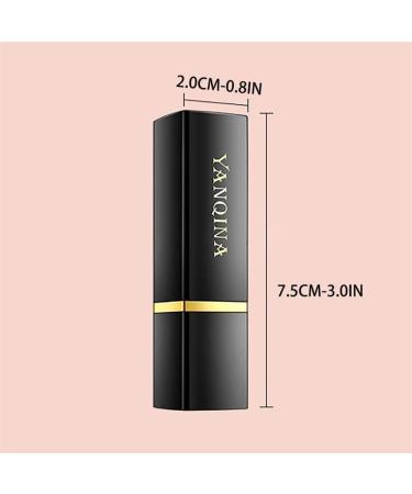  Hikaka Magical discoloring blue-pink temperature-changing lipstick long-lasting moisturizing lipstick with flash blue-to-pink glossy waterproof lip balm makeup (2pcs) - Buy Online on GoSupps.com