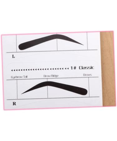  MERRYHAPY MERRYHAPY 10pcs Eyebrow Shaping Stencils Eyebrow Stencils On Eyebrow Template Eyebrow Card Eyebrow Stencils Eyebrow Shape Eyebrow Stencils - Buy Online on GoSupps.com