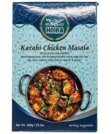 Heera Karahi Chicken Masala 100g Instant Karahi Chicken Masala - Spicy And Delicious- Makes Your Food Delicious - Enhances the flavours of the meal