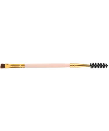 Verdant Touch Eyelash Brush Double Ended Eyebrow Eyelash Brush Angled Brow Makeup Cosmetic BrushPink - Buy Online on GoSupps.com
