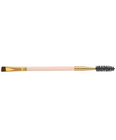 Double Ended Eyebrow & Eyelash Brush - Angled Eyebrow Makeup Brush in Pink | Perfect for Flawless Cosmetics! - Buy Online on GoSupps.com
