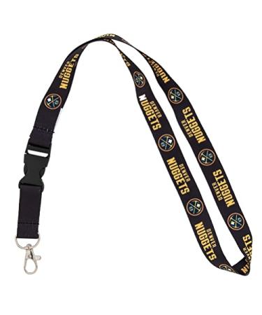 Denver Nuggets NBA National Basketball Association Car Keys ID Badge Holder Lanyard Keychain Detachable Breakaway Snap Buckle (Lanyard 2)