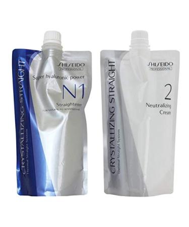 Hair Rebonding Professional Crystallizing Hair Straightener (N1) + Neutralizing Emulsion (#2) SET