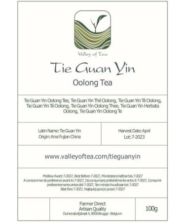 Chinese Tie Guan Yin Oolong Tea - Iron Goddess of Mercy - 100g Blue Tea from China - Buy Online on GoSupps.com