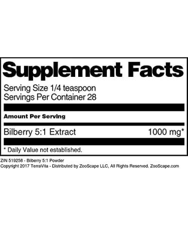 Bilberry 5:1 Powder (1 oz ZIN: 519258) - 3 Pack - Buy Online on GoSupps.com