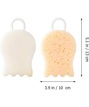 EXCEART Bath Sponge Set - 2 Pcs Exfoliating Mesh Shower Balls & Facial Pads for Ultimate Bathing Experience - Buy Online on GoSupps.com