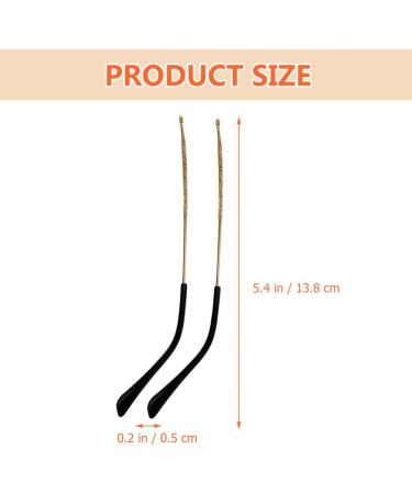 Gleavi Sunglasses Replacement - Golden Metal Arm Ear Socks & Pipe Sleeve Tips | High-Quality Glasses Parts for International Shipping - Buy Online on GoSupps.com