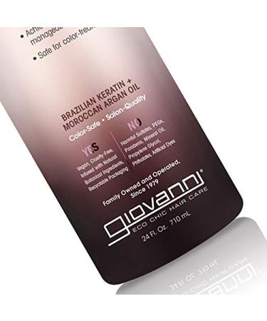 Giovanni 2chic Brazilian Keratin & Argan Oil Body Wash - Ultra-Sleek 10.5 oz | International Shipping Available - Buy Online on GoSupps.com