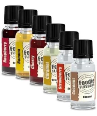 Foodie Flavours Natural Raspberry Food Flavour 15ml - Buy Online on GoSupps.com