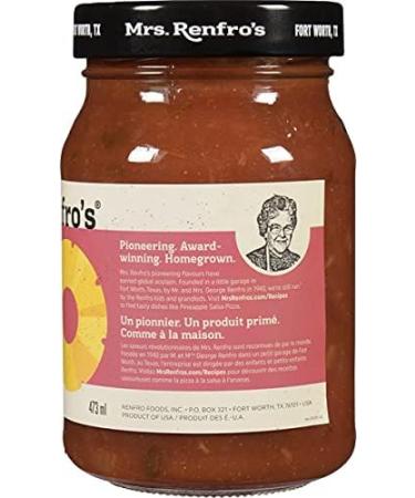 Mrs. Renfro's Pineapple Salsa 454g - Authentic & Flavorful | Pack of 1 - Buy Online on GoSupps.com