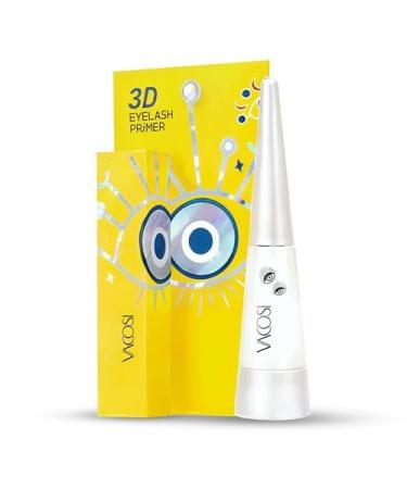 0.28 fl.oz / 8 ml Eyelash Glue for False Eyelashes Sensitive Eyes Super Strong Hold Brush on Clear Lash Adhesive for Strip Lashes Waterproof Long Lasting Eyelash Primer Latex-Free