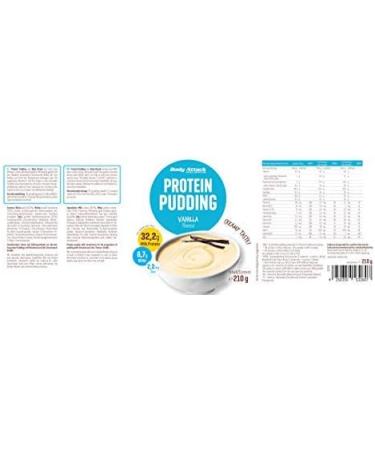Body Attack Protein Pudding Vanilla - High Protein Snack 210g Pack - International Shipping Available - Buy Online on GoSupps.com