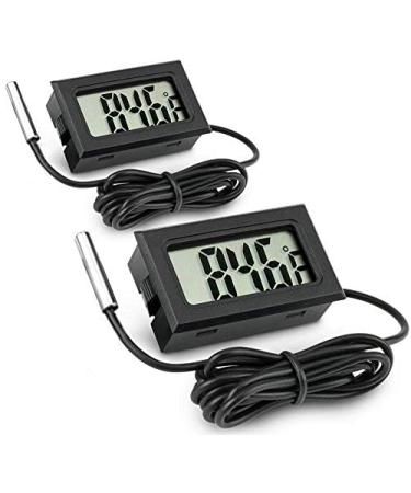Zhiting thermometer inside thermometer for interior mini LCD digital thermometer hygrometer aquarium thermometer reptile thermometer for vehicle reptiles terrarium aquarium fridge