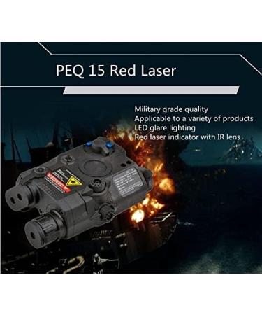 PEQ 15S PRO Box Airsoft Tactical Laser - IR Laser for AR-15, Red/Blue Laser, Attachments, White LED Flashlight - Buy Online on GoSupps.com
