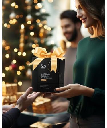 Premium Scented Candles for Men - Sandalwood & Rose 8oz Soy Candle | Perfect Valentine s Day Gift | Masculine Wood Wick Candle in Black Jar - Buy Online on GoSupps.com