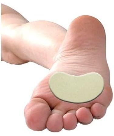 Buy Moleskin Ball of Foot Pads - Kidney Shaped Metatarsal Pads (100 Per Order) | International Shipping Available - Buy Online on GoSupps.com