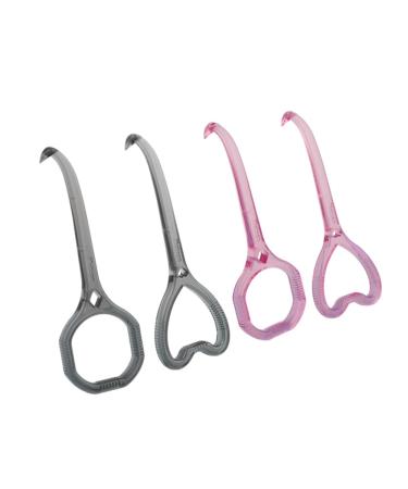 4 pieces Clear Aligner Removal Tool Transparent Braces Removal Tool for Invisalign Removable Retainers Aligners Braces Removal Kit Grey