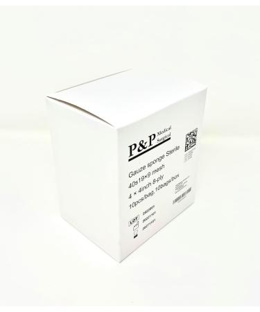 Buy High-Grade 8-Ply Sterile Gauze Surgical Sponges - 4x4 Class I(a) Pads - Box of 500 - International Shipping Available - Buy Online on GoSupps.com