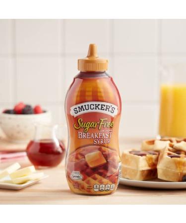 Smucker's Sugar Free Low Calorie Breakfast Syrup 14.5oz (Pack of 6) - Delicious & Healthy Option for Your Morning Meals - Buy Online on GoSupps.com