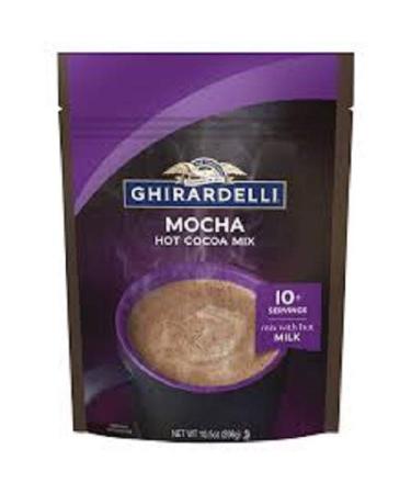 Ghirardelli Hot Chocolate Pouch, Mocha, 10.5 Ounce