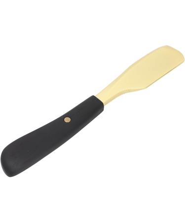 Durable Straight Edge Razor - Rust-Free Travel Essential for Home & Hotel (Black Wood & Gold) - Buy Online on GoSupps.com