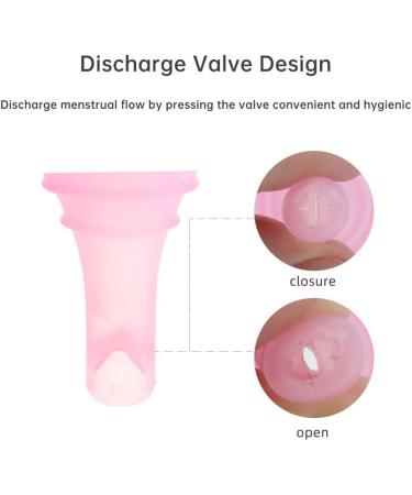 Menstrual Cup with Valve Discharge | Eco-Friendly Period Cups for Easy Use - Buy Online on GoSupps.com