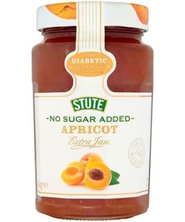 Stute Jam Selection - Handpick Your Favourite Flavours | Low Sugar High Taste | Apricot Blackcurrant Morello Cherry | Diabetic-Friendly Jams for Healthier Treat | 6 Pack - 430g Each - Buy Online on GoSupps.com