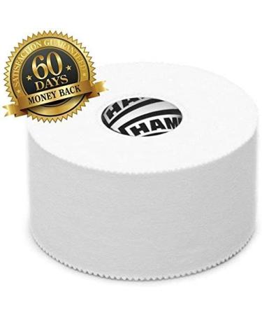 White Sports Medical Athletic Tape - No Sticky Residue & Easy to Tear - for Athletes  Trainers & First Aid Injury Wrap: Fingers Ankles Wrist - 1.5 Inch x 15 Yards per Roll (White  8-Pack) White 8-Pack - Buy Online on GoSupps.com