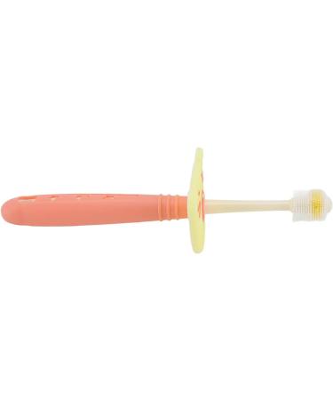 Baby Toothbrush with Soft Bristles - 360 Teething Cleaning | Coral Orange - International Shipping Available - Buy Online on GoSupps.com