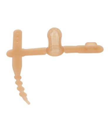 Thumb Sucking Stop for Babies Adjustable Thumb Protector Soft Silicone Thumb Sucking Treatment (Brown)