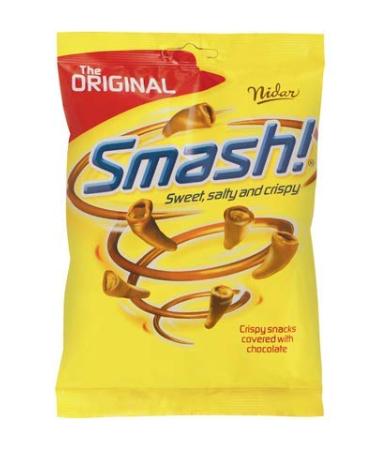 Nidar 12 x Nidar Smash Original - Norwegian Milk Chocolate Snack 100g