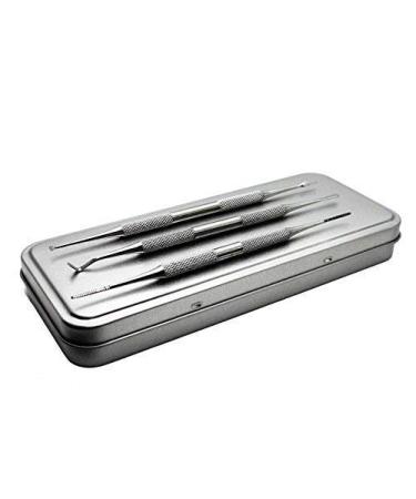 3 Set Manicure and Pedicure. Made of stainless steel with Crome finish. Perfect to keep your nails healthy
