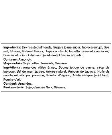 naturSource Artisanal Sweet & Smokey Hickory BBQ Almonds Non-GMO Made in Canada Value Size Re-Sealable Pack (500 Gram) - Buy Online on GoSupps.com