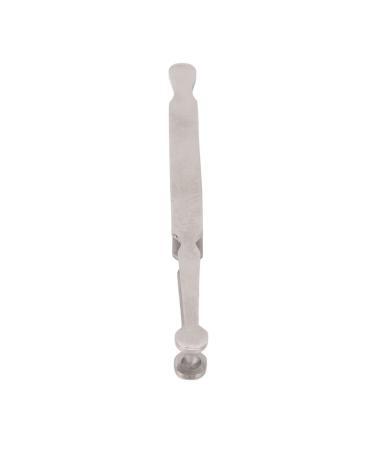 The tweezers for holding pearl balls stainless steel gear holder for piercing - 117mm length food quality (can disconnect 3-5mm pearlornanaments)