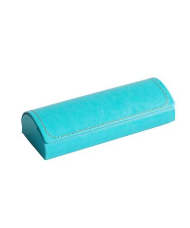 Milisten PU Leather Eyeglasses Case Portable Reading Glasses Protector Container Eyewear Display Holder for Women And Men Blue