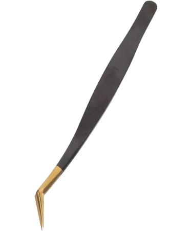 Luxury Gold Stainless Steel Eyelash Extension Tweezers - Precision Volume Tweezers for False Lashes - Buy Online on GoSupps.com