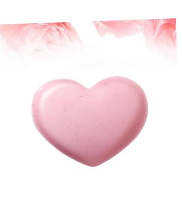FRCOLOR Handmade Pink Heart-Shaped Soap | Scented Bath & Hair Soap | Cleansing & Moisturizing Soap for All Skin Types - 1 Count - Buy Online on GoSupps.com