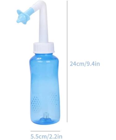 Sinus Rinse Bottle - Pressure Nasal Irrigation for Adults & Kids | International Shipping Available - Buy Online on GoSupps.com